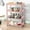 Pink, variant on XGFHYJEH Storage Shelves for Kitchen, Bedroom, Bathroom, 3 Tire Plastic Shelves, Storage Shelf Rack, Storage Shelf Unit, Storage Rack, Storage Racks and Shelving for Small Spaces