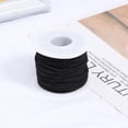thumbnail image 3 of FOMIYES 1 Roll of 1.2mm 50m Elastic String DIY Handmade Beads String DIY Elastic Cord Neckalce Bracelet DIY Material 4 Core (Black), 3 of 8