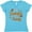 Aqua, variant on Inktastic I'm Grateful for My Family in Orange with Fall Leaves Women's V-Neck T-Shirt
