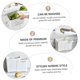 thumbnail image 4 of Garbage can Small Hanging Trash can Under Sink Waste bin Wall Hanging Trash can car Trash can Hanging Trash bin Cabinet Mounted Trash can White, 4 of 4