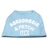 Pet Dog Cat Shirt Screen Printed, "Aberdoggie and Fetch UK"