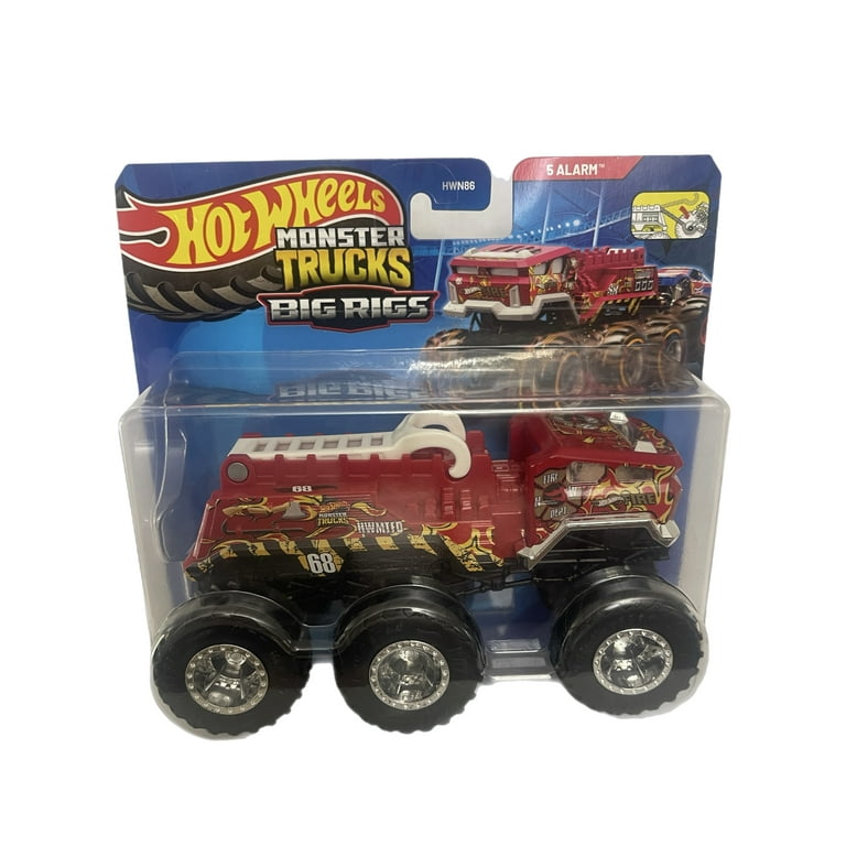 Hot Wheels Monster Trucks Big Rig, 1:64 Scale Die-Cast Toy Truck