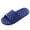 style 01-Blue, variant on Men's Pillow Slide Sandal Non Slip Soft Thick Open Toe Soft Slippers Comfort Slides Black 41