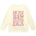 thumbnail image 2 of shqvo Big Sister Shirts for Girls Toddlers Promoted to Big Sister Announcement Crewneck Long Sleeve Pullover Sweatshirt Cute Print Sweatshirts Girls Fall Tops, 2 of 5