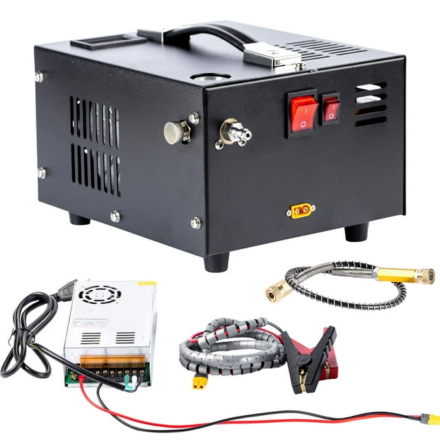 Compresor de aire PCP Orcair 4500 psi 300 bar 12 V DC/110 V AC