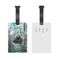 thumbnail image 5 of Sikiie Panda In Futuristic City Luggage Tags Privacy Cover ID Label Suitcase Tags Identifiers For School Bags,Suitcases, 5 of 7