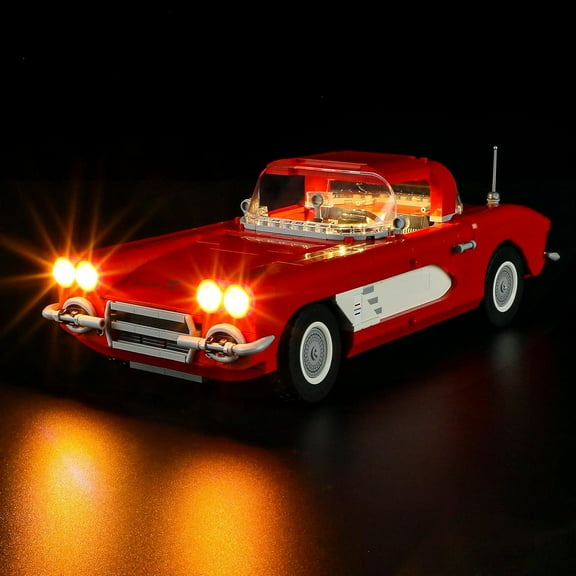 LED Light for Lego-10321 Icons Corvette Building Blocks Model (Lego Set NOT Included)