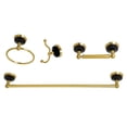thumbnail image 3 of Kingston Brass  Water Onyx 4-Piece Bathroom Hardware Set Antique Brass Antique, 3 of 5