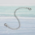 thumbnail image 4 of Jewelry 20Pcs Stainless Steel Jewelry Findings Making Lobster Clasp Extension Chain 5in, 4 of 8