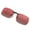 Gradient red, variant on Angfeng Frameless Clip On Sunglasse Glasses Polarized Clip-on Lenses Anti-glare Sunglasses UV400 Goggles(Gradient red)