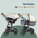 thumbnail image 3 of Carriola para bebe y Portabebe para auto - Asiento Giratorio 360º - Hasta 4 Años o 15 kg, 3 of 9