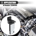 thumbnail image 3 of Medidor de sensor de flujo de aire, reemplazo de flujo de aire del sensor MAF, para Chevrolet Malibu 2016-2022, ABS, NO.23366103, negro, 3 of 7