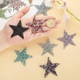 thumbnail image 4 of 10pcs Star Crystal Glitter Rhinestone Stickers Patches Star Appliques for Clothing Home Decoration, 4 of 9