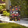 thumbnail image 4 of Bandera de jardín de temporada de Mickey Mouse, bandera de doble cara, bandera navideña para decoraciones navideñas al aire libre., 4 of 8