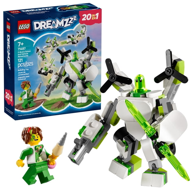 Kit de construcción de juguetes LEGO Dreamzzz, robot y vehículo de Z-Blob