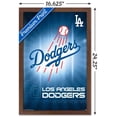 thumbnail image 3 of MLB Los Angeles Dodgers - Logo 16 Wall Poster, 14.725" x 22.375", Framed, 3 of 5