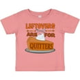 thumbnail image 3 of Inktastic Leftovers Are for Quitters with Pumpkin Pie Boys or Girls Baby T-Shirt, 3 of 5