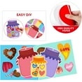 thumbnail image 6 of BESTSKY 72 PCS Valentine's Day Craft Kits DIY Heart Craft for Kids,Make Your Own Valentines Hearts Ornament Bulk Valentine's Day Paper Decorative Kit for Home Class Game Activities, 6 of 7
