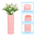 thumbnail image 3 of Uxcell Flower Vases, 2pcs Stylish Flower Vases for Bouquet Plastic Flower Vase Decorative for Home Centerpiece, Pink, 3 of 7