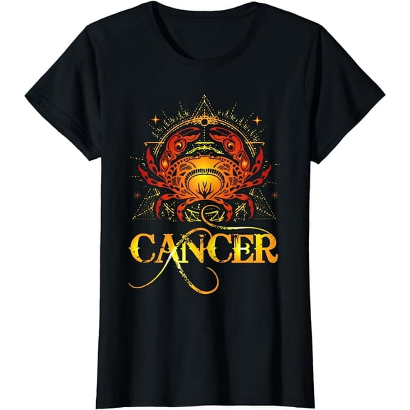 Crab Zodiac Sign Symbol Horoscope Cancer T-Shirt