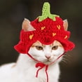 thumbnail image 4 of WHAMVOX Sombrero De Fresa Para Mascotas Sombrero Decorativo Para Fiesta Perros Y, 4 of 6