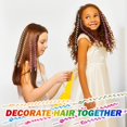 thumbnail image 2 of stanreset 6 Pcs/set Mignonnes Filles Artefacts de Tissage Doux Bandeaux Coiffure Compagnon 1Set, 2 of 6