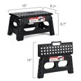 thumbnail image 5 of Acstep Folding Step Stool,15-Inch Extra Wide 9Inch Height Heavy Duty Stepping Stool More Safe And Comfortable Non Slip Foldable Step Stool For Kids And Adults Black, 5 of 5
