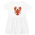 thumbnail image 3 of Inktastic Lobster Cute Vacation Girls Toddler Dress, 3 of 5