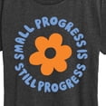 thumbnail image 3 of Instant Message - Small Progress Is Still Progress Short Sleeve Graphic T-Shirt, 3 of 6