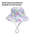 thumbnail image 2 of Sombrero para el sol ajustable para bebé, sombrero para nadar al aire libre para niños pequeños, sombrero para piscina, ala ancha, correa para la barbilla, sombrero para jugar en verano, 2 of 5