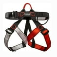 thumbnail image 1 of 2x Cinturón de protección contra caídas para tallado de árboles para hombres y mujeres, equipo de escalada en roca, arnés de rappel, medio cuerpo, Zulema  arnés de escalada en roca, 1 of 8