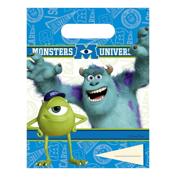 Monsters University Sacs de Fête avec Logo (Pack de 6)