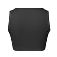 thumbnail image 5 of HBFAGFB Débardeur pour Femmes Col Rond Sans Manches Ourlet Triangle Mode Vêtements Noir Taille P, 5 of 5