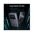 thumbnail image 2 of Batería portatil 10,000mAh UGREEN USB C Robot 30W Pantalla TFT Gris, 2 of 8
