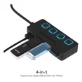 thumbnail image 3 of Hub Sabrint Hb-umls 4-p Interrupteurs Usb 2.0 Alimentation Électrique, 3 of 5
