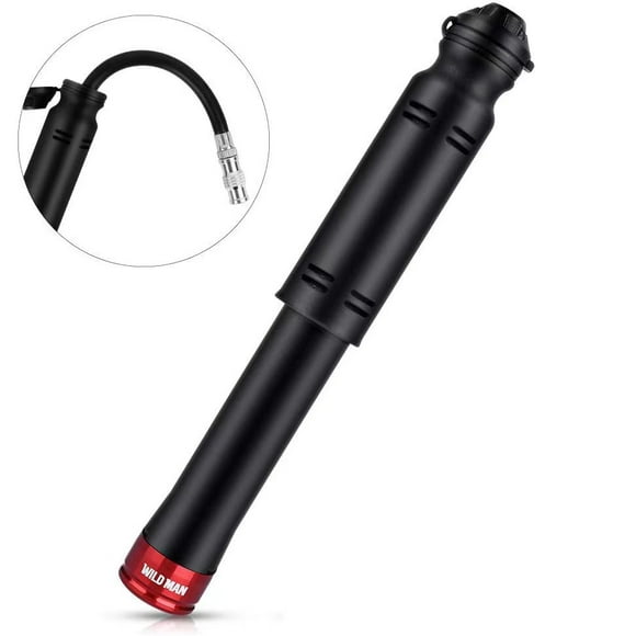 Mini pompe à vélo Pompe à air Pompe à vélo pour valves Presta et Schrader, Mini pompes à vélo pour VTT, vélos de route, pneus de vélo de route