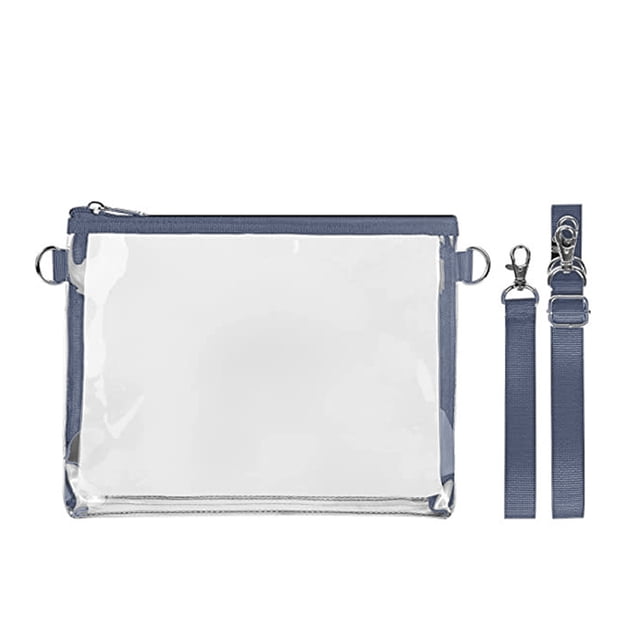 Bolso bandolera transparente Bolso de mano transparente aprobado por el estadio para el trabajo Concierto Deportes