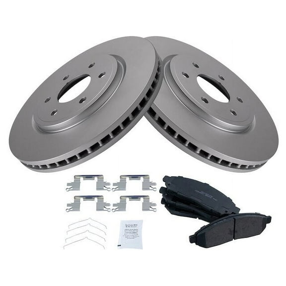 Front Brake Pad and Rotor Kit - Compatible with 2005 - 2021 Nissan Frontier 4.0L V6 2006 2007 2008 2009 2010 2011 2012 2013 2014 2015 2016 2017 2018 2019 2020