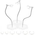 thumbnail image 1 of 3 PCS Clear Action Figure Stand Action Figure Display Holder Stand Base with 12 Adjustable Waist Clips Compatible with HG RG BB Transparent Stop Motion Holder Stand, 1 of 9