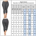 thumbnail image 3 of KVMeteor Women's Plus Size Sport Leggings Fitness Yoga Gym Workout Stretch Capri Pants, 3 of 5