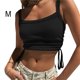 thumbnail image 4 of Minnieouse Tops cortos para mujer, ropa de vendaje de cuello cuadrado sin mangas para ejercicio de senderismo, ropa deportiva de estilo informal de Color Prendas para la parte del cuerpo Negro METRO Minnieouse AP011581-07, 4 of 6