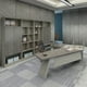 thumbnail image 4 of Customized office desk, fashionable and creative boss desk and chair combination, complete set of bookcases, simple and modern My Lux Decor Round, 4 of 12