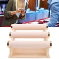 thumbnail image 4 of Bracelet Display Holder, Orderly Organize Prevent Wear Large Capacity Removable 3 Tier Bracelet Rack With Wooden Tray For Shop Pink, 4 of 8
