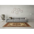 thumbnail image 3 of Ahgly Company Indoor Rectangle Medallion Brown Traditional Area Rugs, 2' x 3', 3 of 4
