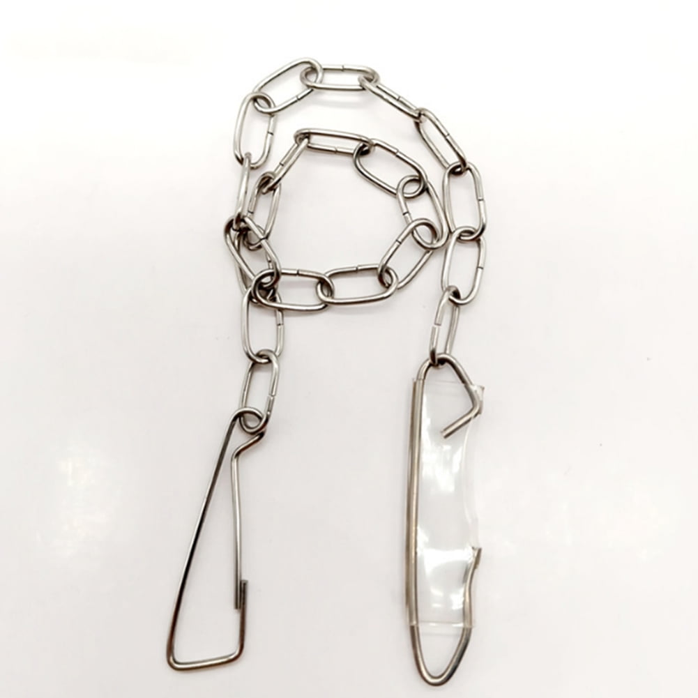 10pcs/pack Bathroom Fixture Toilet Flapper Chains Stainless Steel