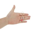 thumbnail image 4 of Unique Bargains 1Pc Fashion Handbag Charms Keychains Bag Accessories Pink ["Seashell Starfish Pearl Dolphin"], 4 of 5