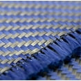 thumbnail image 5 of Furulu Carbon Fiber Fabric Cloth 12"× 60" 3K 220gsm 2x2 twill Weave Honeycomb Hybrid Carbon Kevlar Fabric Blue&Black, 5 of 5