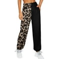 thumbnail image 2 of KOMOO Sweatpants for Teen Girls Sweatpants Pockets Unique Print High Waist Fitness Jogging Pants, 2 of 4