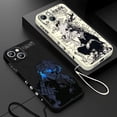 thumbnail image 2 of Funda de teléfono Jujutsu Kaisen para Apple iPhone, 15, 14, 13, 12, 11 Pro Max, Plus, 8, 7, SE, funda líquida con Capa de cuerda izquierda, 2 of 5