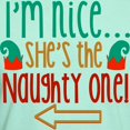 thumbnail image 3 of CafePress - Im Nice She's Naughty Elf Ha T Shirt - Men's Fitted T-Shirt, 3 of 4